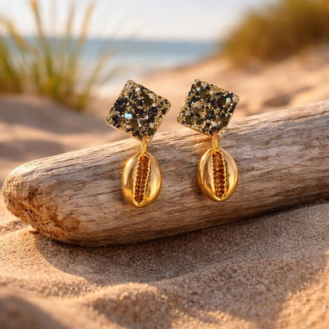 Boucle champagne Nocturne- Collection West and sea