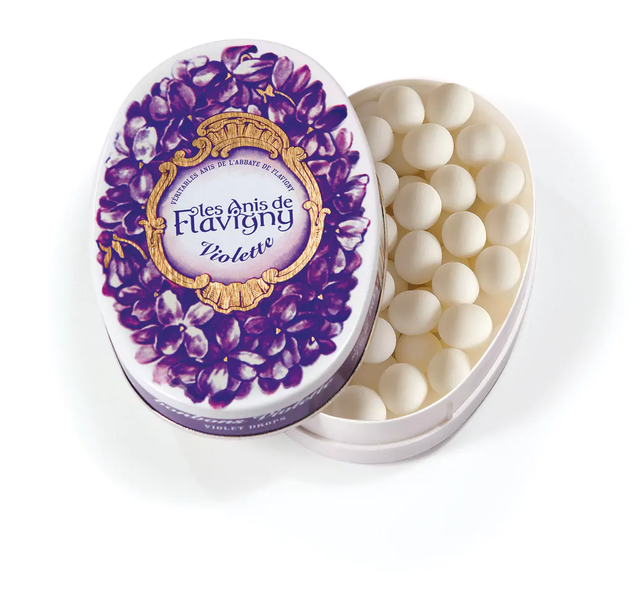 Anis de Flavigny "Boite ovale saveur Violette" 