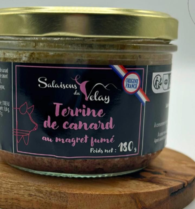 Terrine de canard au magret fumé 