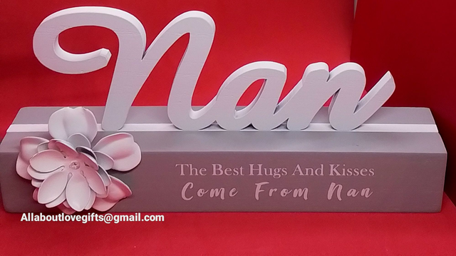 Nan Beautiful Sentiment Plaque Stunning Design 