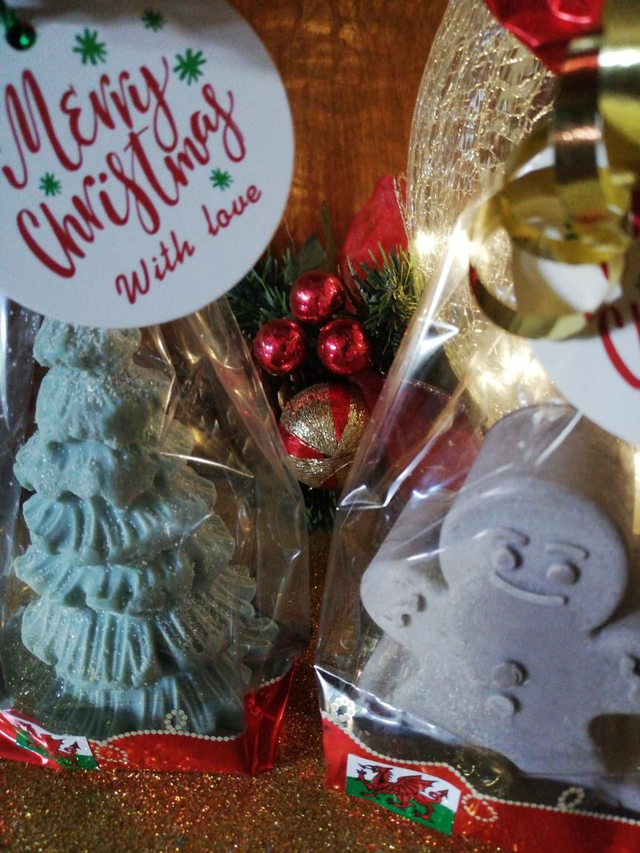 Pine Christmas Tree or Gingerbread Goat Milk Soap 