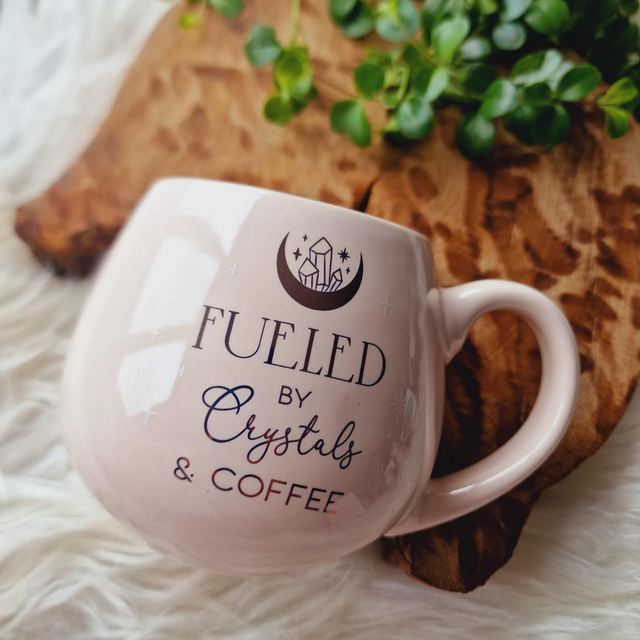 Fueled By Crystals and Coffee Mug
