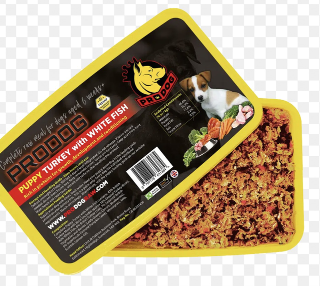 puppy turkey and white fish ProDog raw 500g