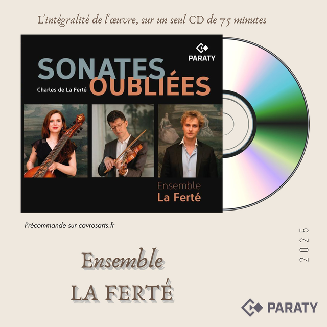 Précommande (prix promo) : CD "La Ferté, les sonates oubliées"