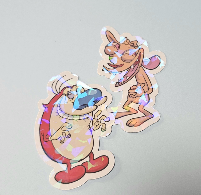 Stimpy you idiot  set of 2
