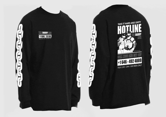 THE DADDIE HOTLINE / Unisex heavy weigth long sleeves t-shirt
