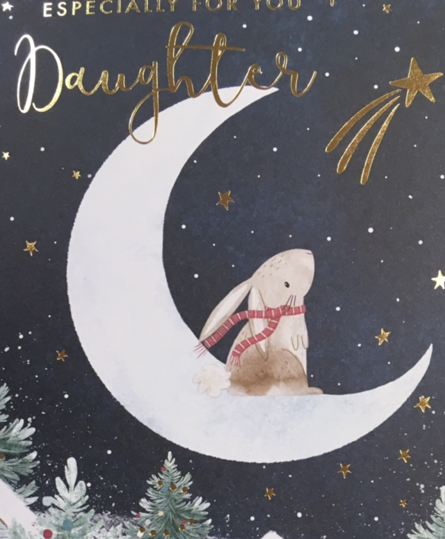 Christmas Daughter (Bunny on Moon) NQ