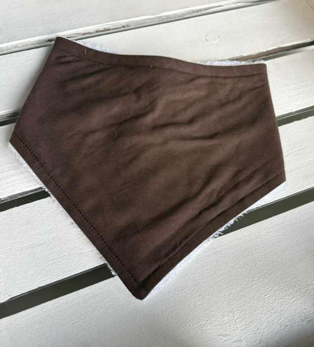 Chocolate Bamboo Dribble Bib