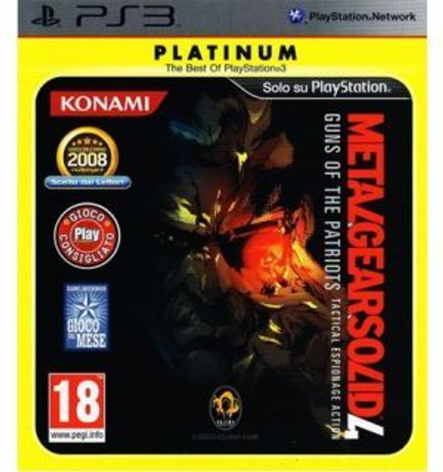 Metal Gear Solid 4 Guns Of The Patriot (Platinum)