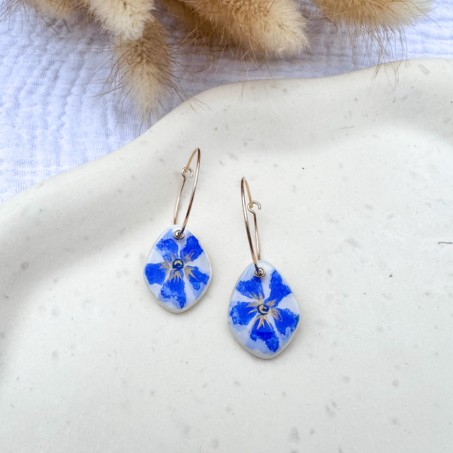 Boucles d'oreilles "Œillet"