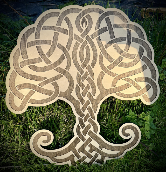 Arbre de Vie Celtique en bois