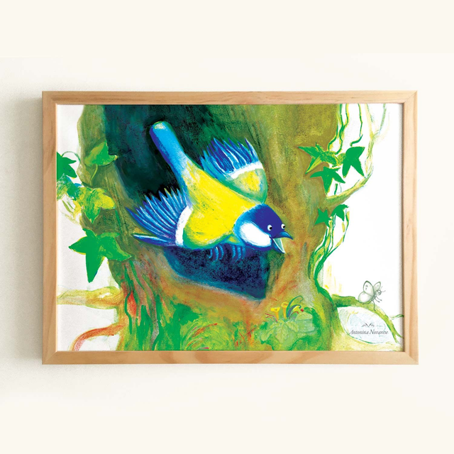 Affiche &quot;Mésange&quot;