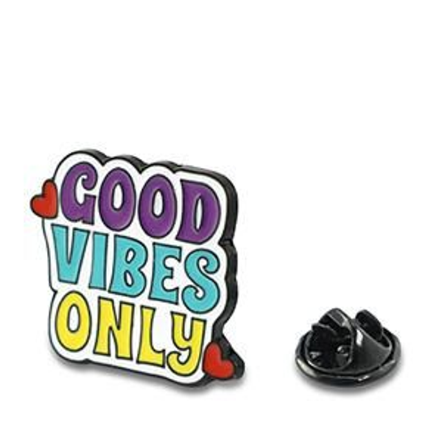 Pin's "Good vibes only" 