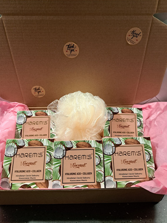 Coconut "Cluster" Soap &amp; Scrunch Bundle