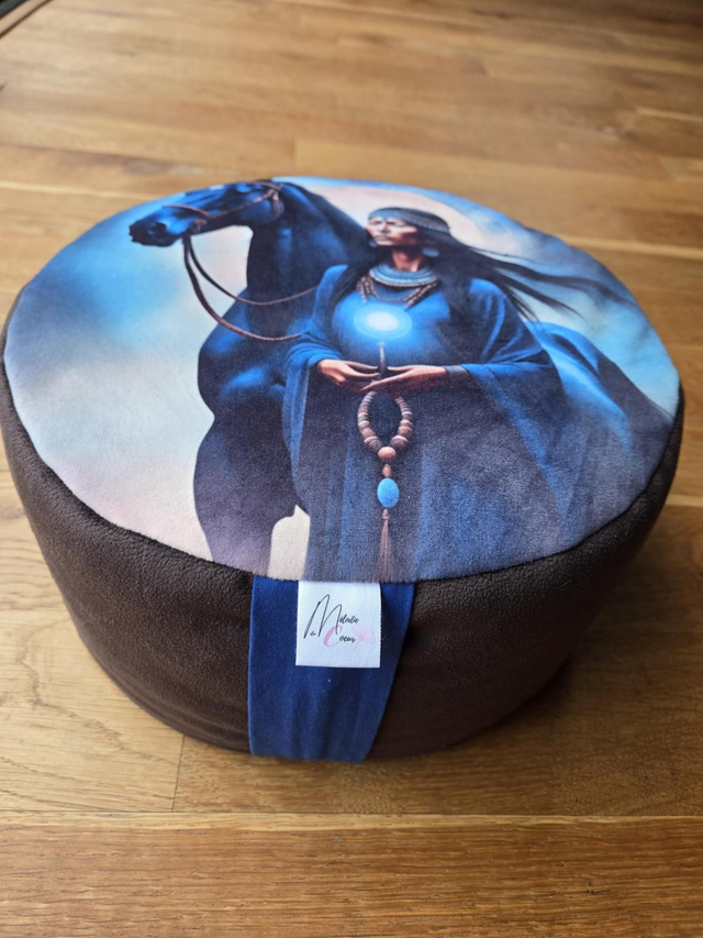 Zafu sacré Chamane et cheval