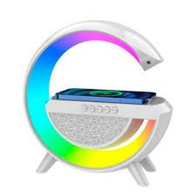 Caixa de Som Luminaria Google RGB - Indução 15W - Bivena