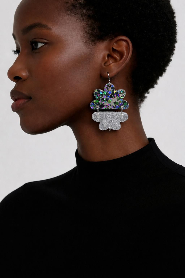 Boucles nuages- Collection clair de nuit 