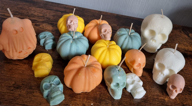 Pillar candles Halloween (Various)