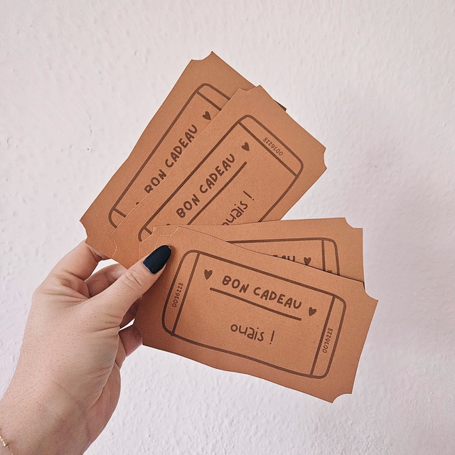 Bon cadeau - Broderie personnalisée et/ou atelier