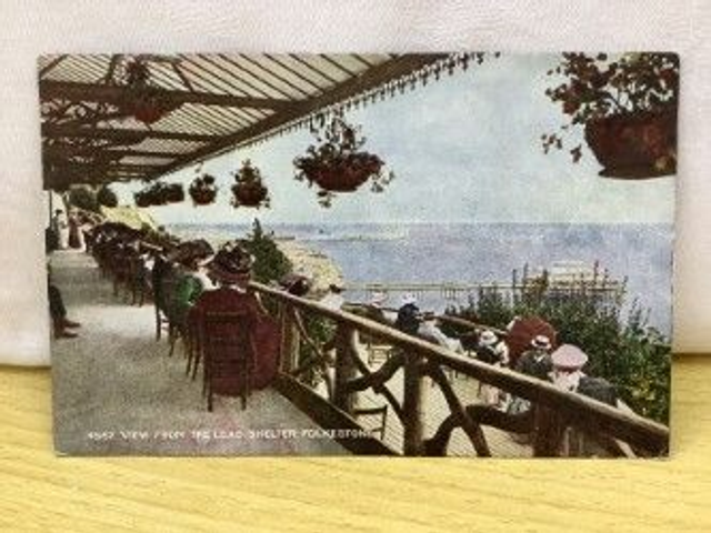 Folkestone, View from the Leas Shelter, Kent, The Photochrom Co. Ltd Postcard. Our Ref No. R19