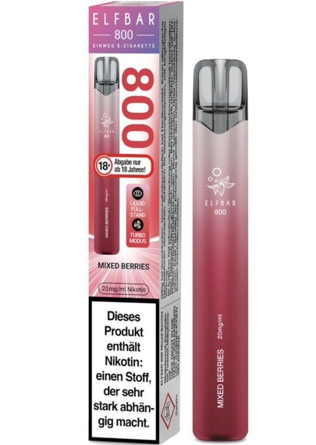 ELFBAR 800 Einweg E-Zigarette – Mixed Berries | 20 mg
