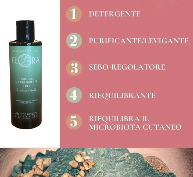 FLORA Pure gel detergente 