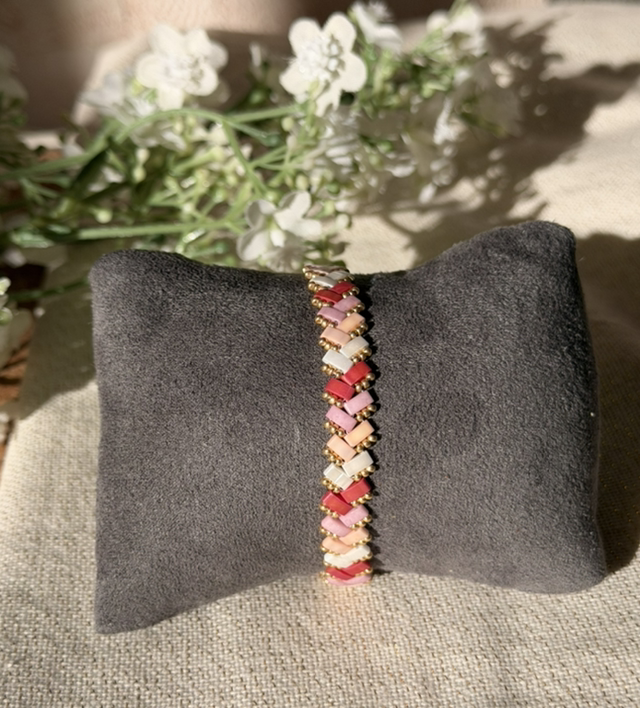 Bracelet Tila rose