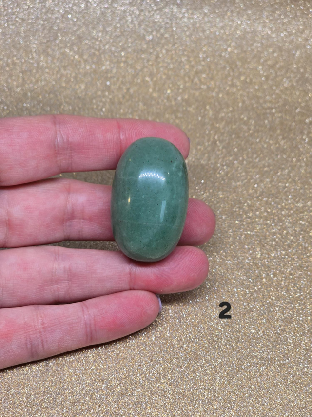 Aventurine verte forme galet