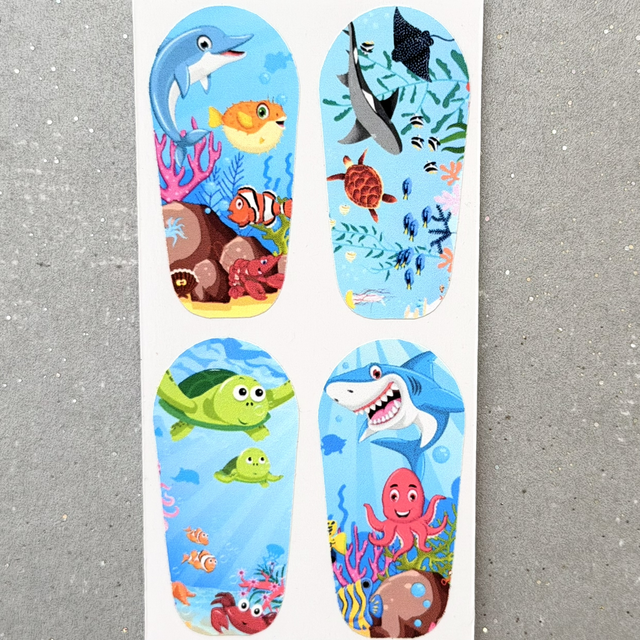 Sea Creature Stickers (set of 4)