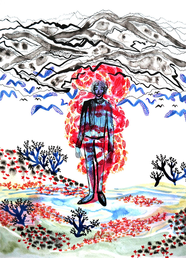 Mountain boy / A6, A5, A4, A3 print