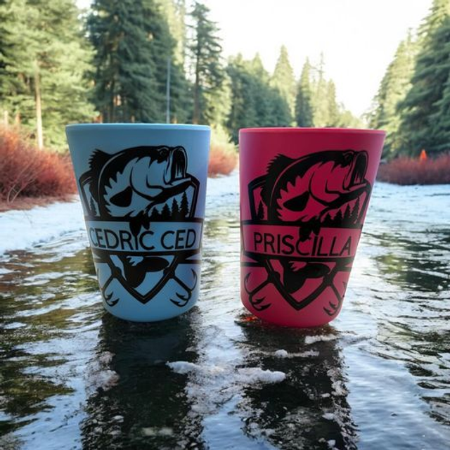 Gobelet  pêche personnalisé 