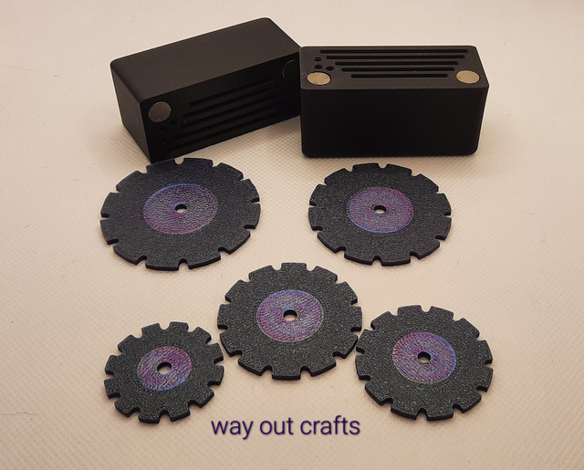 Set of 5 Yorkshire Button Templates with box