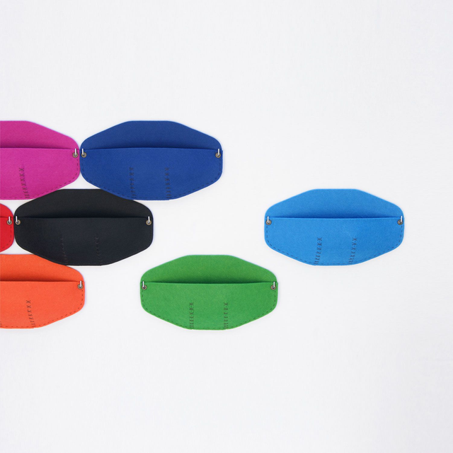 Vide-poche mural rouge Hyphen