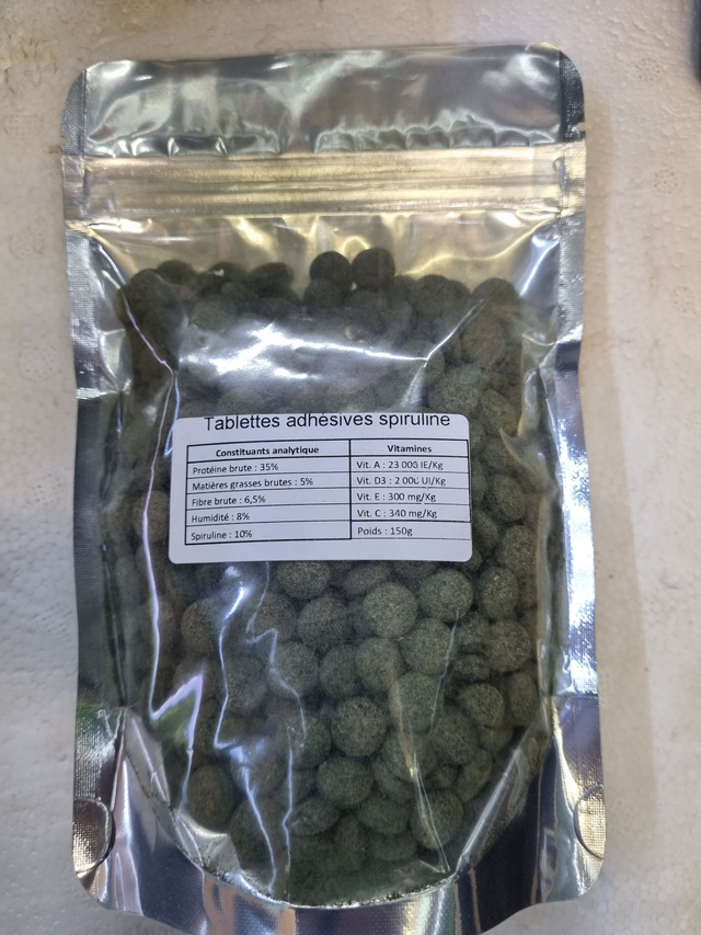 Tablette Adhésive Spiruline 10%  150g
