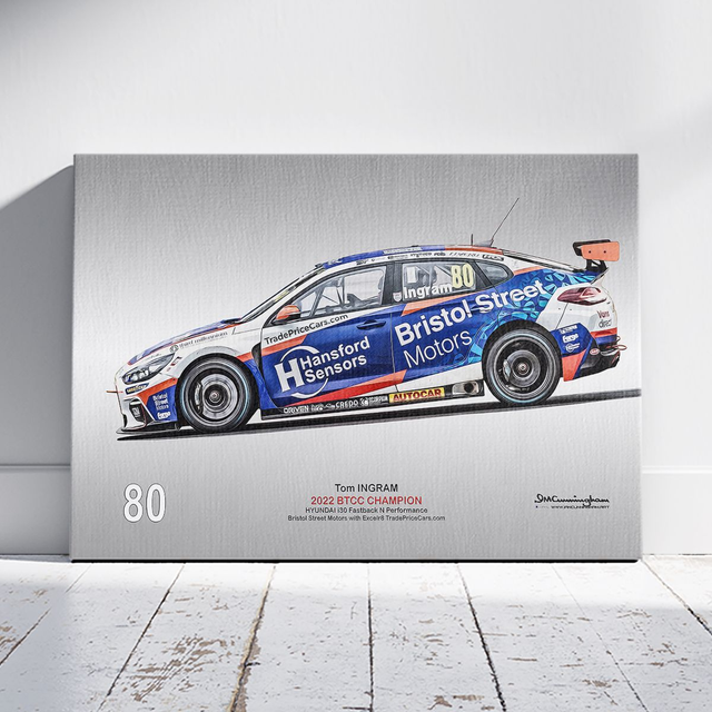 C230101 Hyundai i30N BTCC22 Tom Ingram #80 Champion CAP