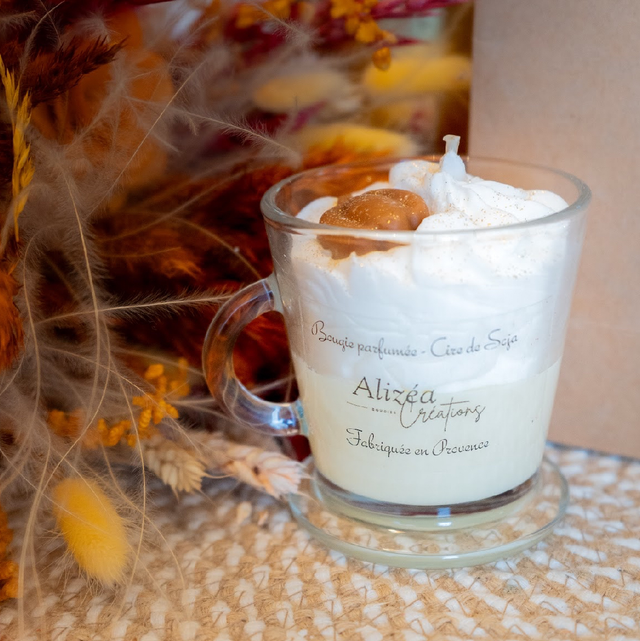 Bougie Tasse « Citrouille blanche » - 160g