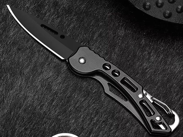 Couteau Pliant extérieur, Mini Couteau de Camping de Poche d&#039;acier Inoxydable