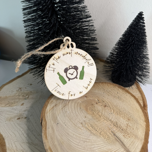 Ornamento de Natal - time for beer