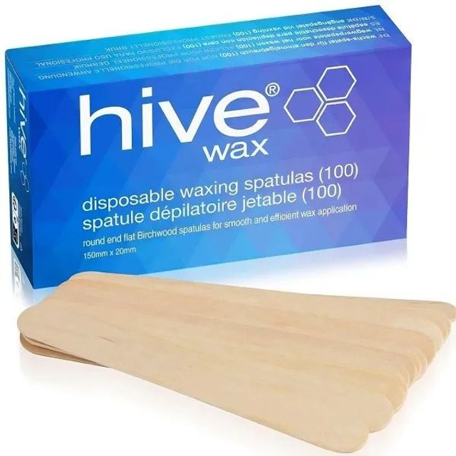 HIVE: DISPOSABLE WAXING SPATULAS (100&#039;S)