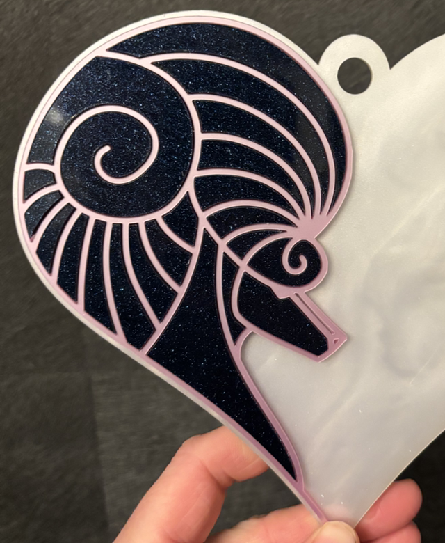 Wall Art - Poodle Fantasy Acryl