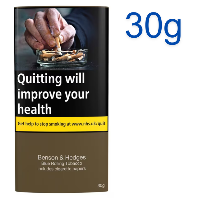 Benson &amp; Hedges Blue Rolling Tobacco, 30g