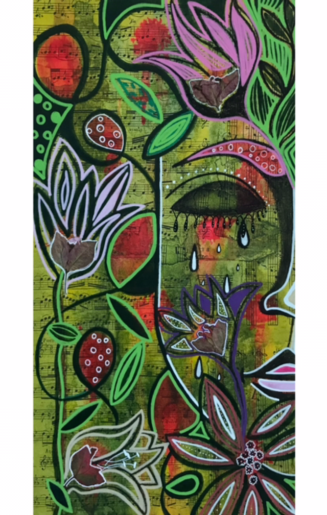 Your tears make flowers bloom