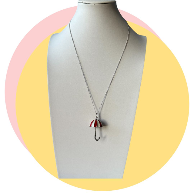 Ombrello - rosso e bianco