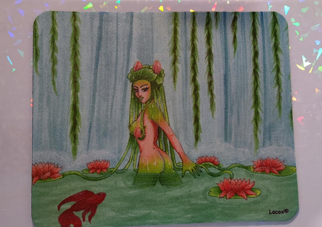 Tapis De Souris Nymphe Du Lagon