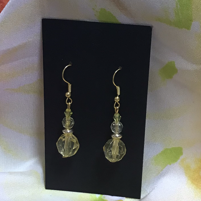 Yellow Dangling Earrings- YDE53