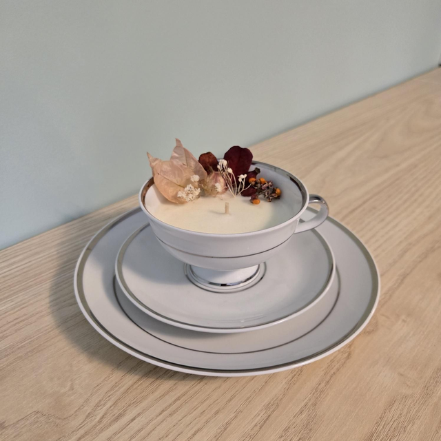 Bougie tasse - Epices de Noël