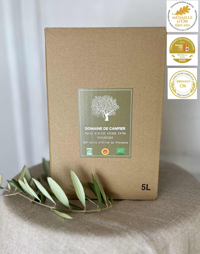 Huile bio Fruité Vert AOP Provence