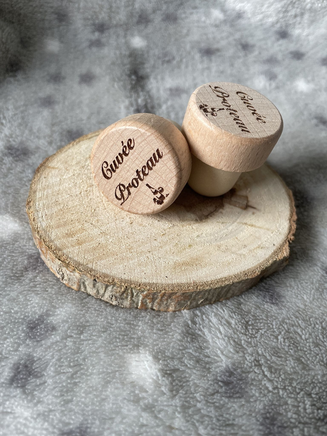 Bouchon personnalisé gravé  