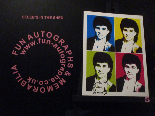 Ricky Simmonds Authentic Autographed 10x8 Pop Art Limited Edition (5)