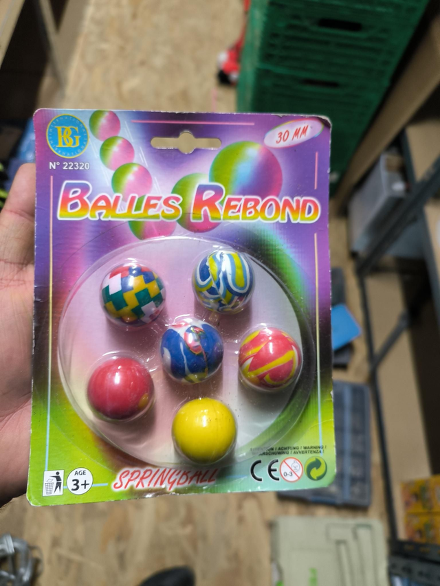 PACK BALLE REBONDISSANTE X6